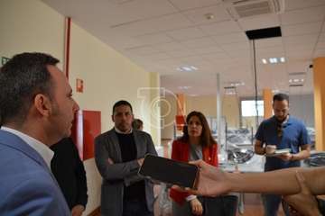 Visita al nuevo edificio administrativo de El Cubillo (Foto TA)